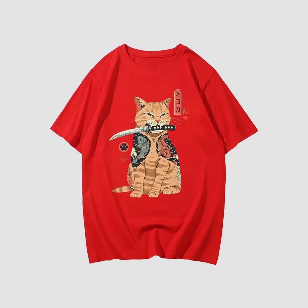 Japon style Tshirt Chat Japonais t-shirt