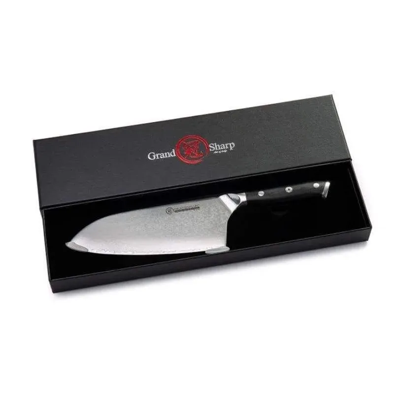 Japon style Damascus Deba Knife Yuna couteau deba acier Damas