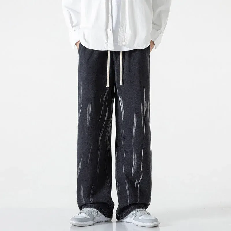 Japon style Toshiko jean wide leg coupe large