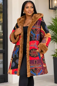 KAVAZI Fur Jacket veste femme en fourrure chaude