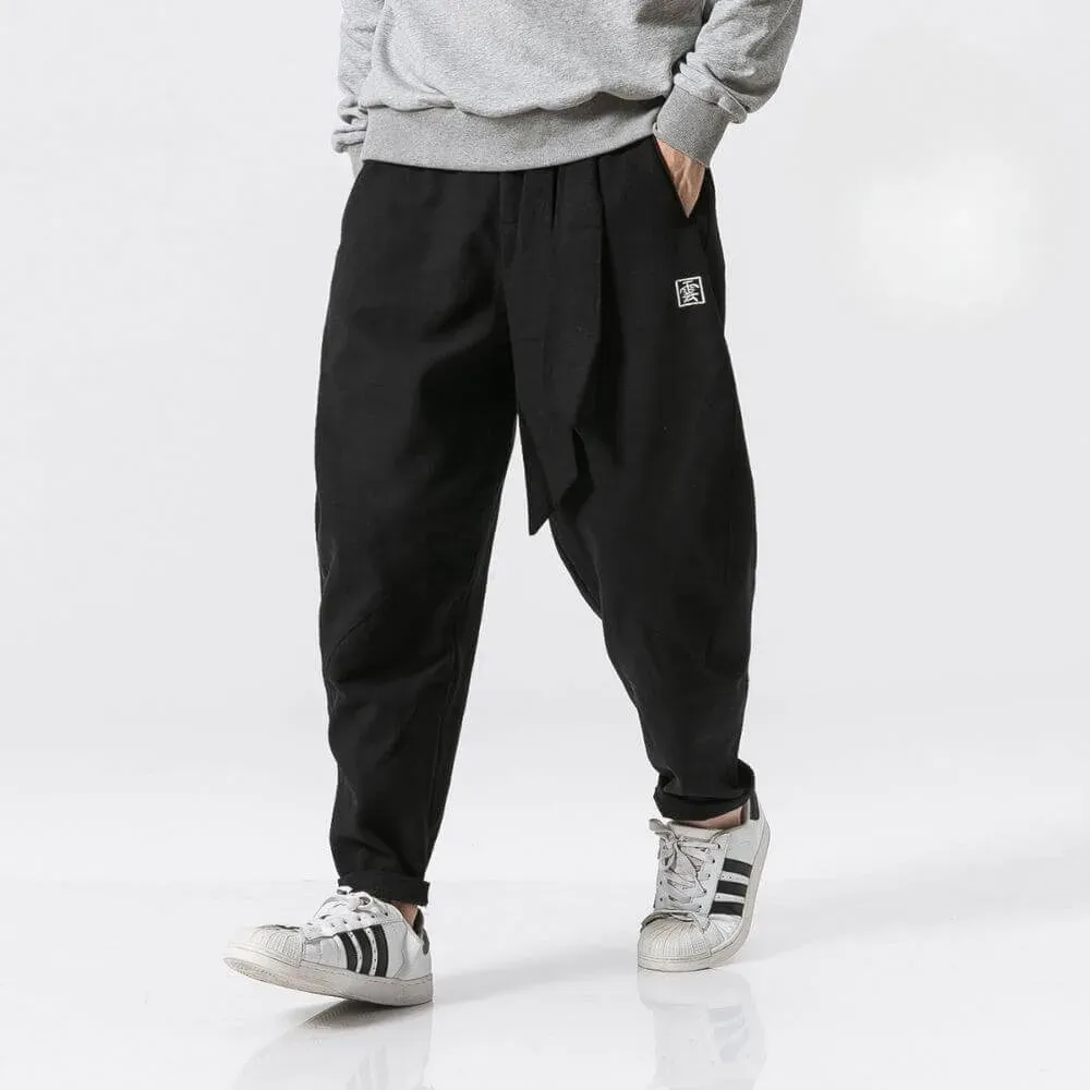 Japon style Akio pantalon harem confortable