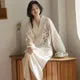 Esprit du Japon kimono de bain gaze de coton ceinture