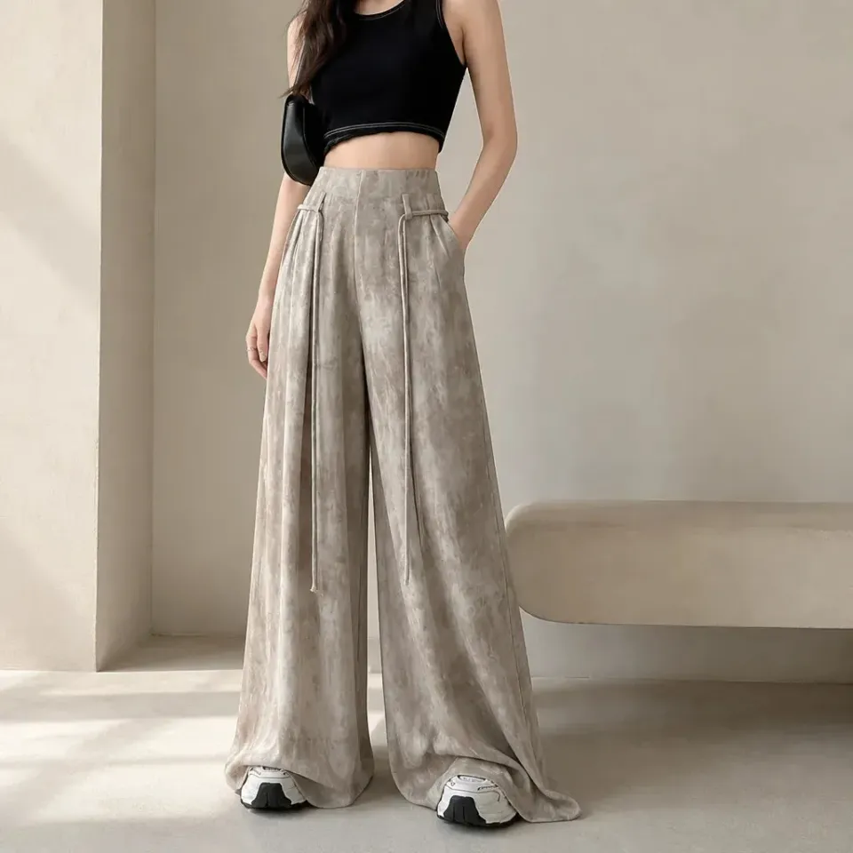 Esprit du Japon pantalon japonais ample cordon