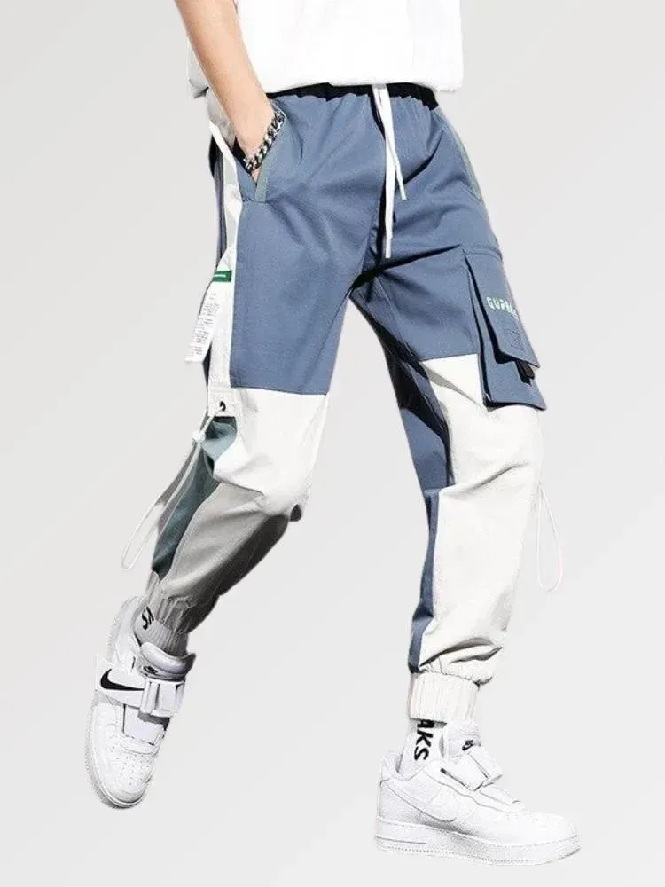 Japon style Pantalon Cargo Bicolor Shinjuku pantalon cargo
