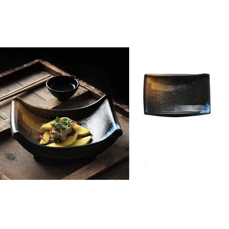 Japon style Sushi Dish Kira plat céramique sushi