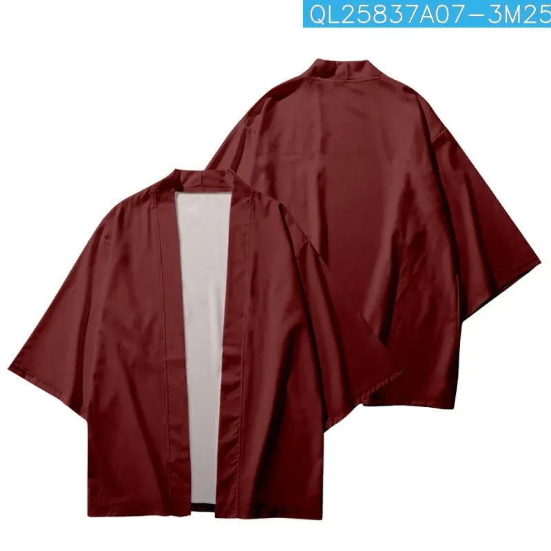 Esprit du Japon haori homme cardigan kimono uni ample