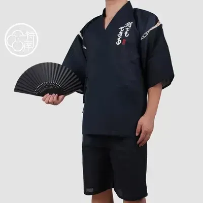 Japon style Samurai jinbei homme motif archive