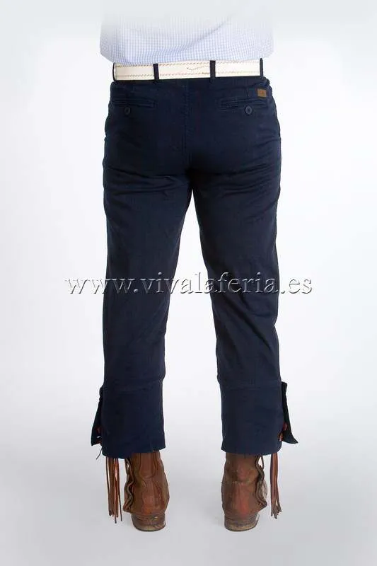 Viva La Feria El Rocío pantalon campero bleu marine