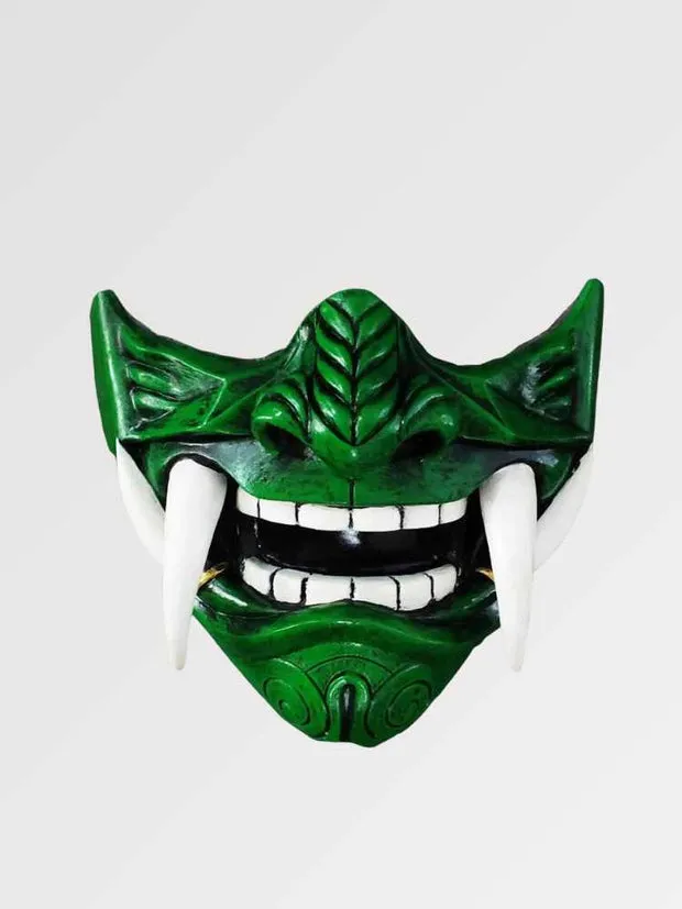 Esprit du Japon demi-masque oni japonais résine