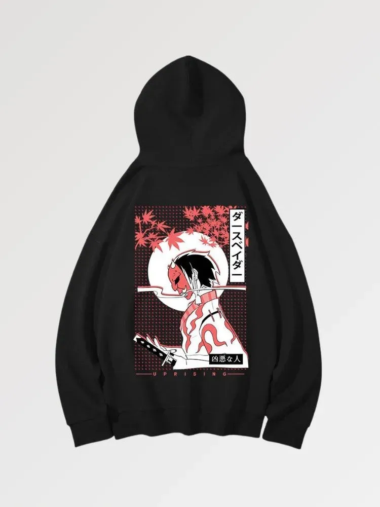 Japon style Akioloas Sweat Japonais kanji