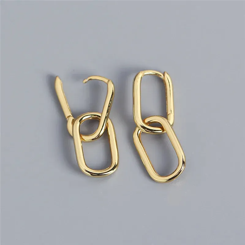 Esprit du Japon Boucles d'oreilles géométriques japonaises