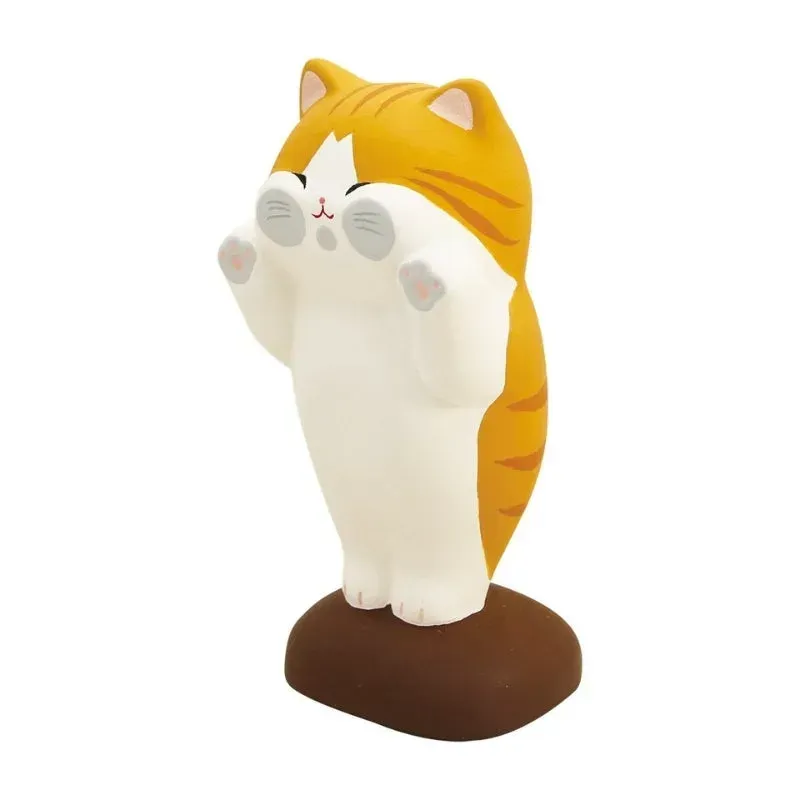 Japon Style Chat Tigré Figurine Kawaii ludique