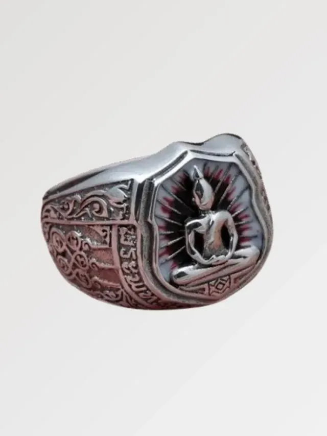 Japon style kainan bague bouddhiste zen