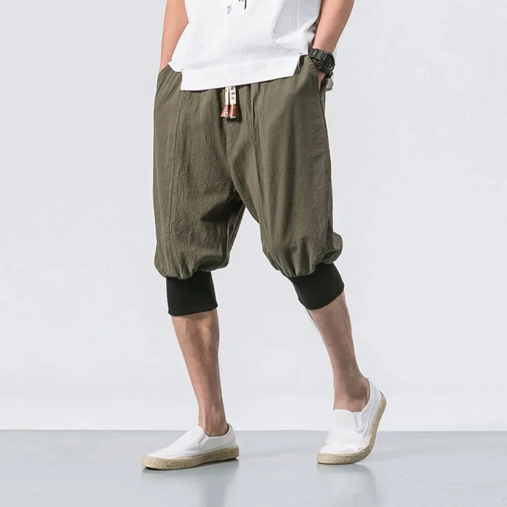 Japon style Ryu pantalon court japonais été