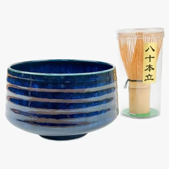 Japon style coffret matcha bol chawan et fouet chasen