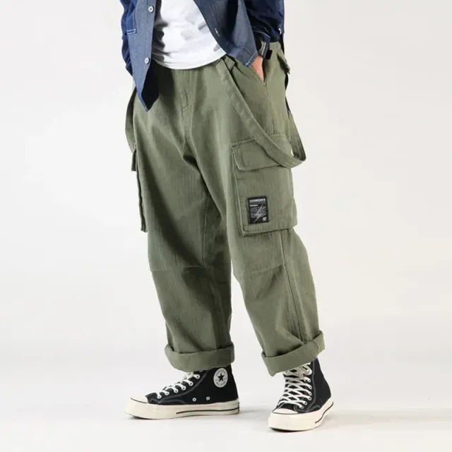 Japon Style Jina Cityboy Pantalon à Bretelles