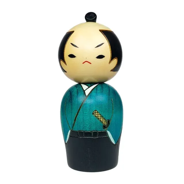 Japon style Kokeshi Samouraï poupée japonaise