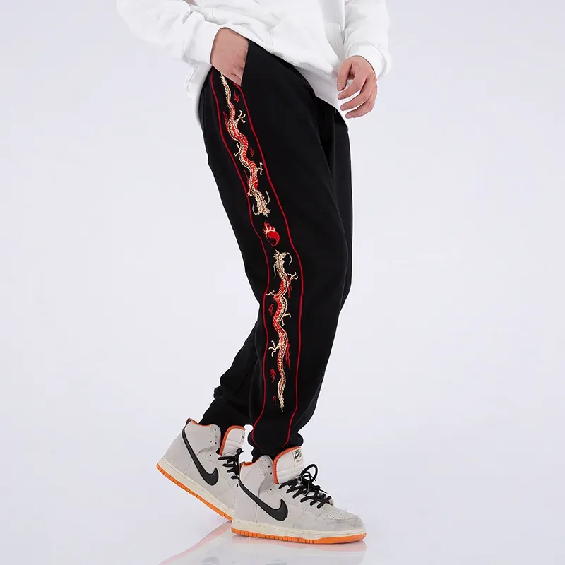 Japon style yy X Drake jogging brodé motif japonais
