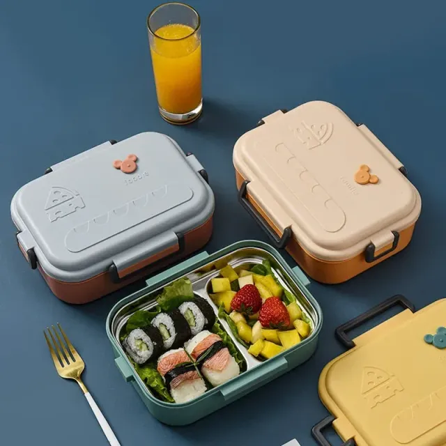 Japon style kawaii boîte bento kawaii colorée