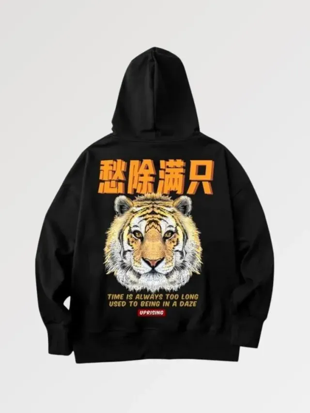 Japon style Akigaara sweat oversize japonais motif tigre