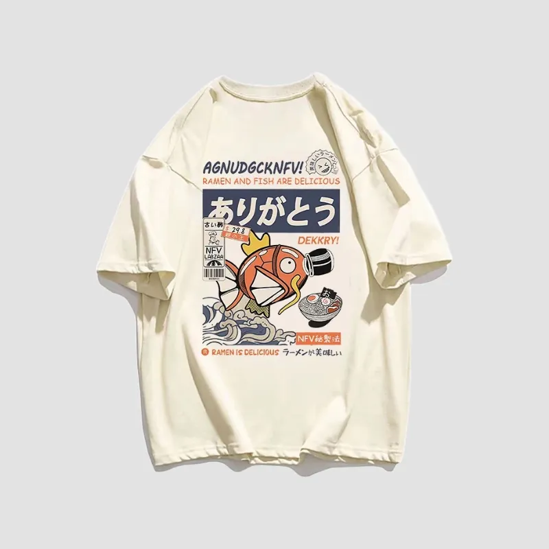 Japon style Vintage t-shirt japonais motif rétro