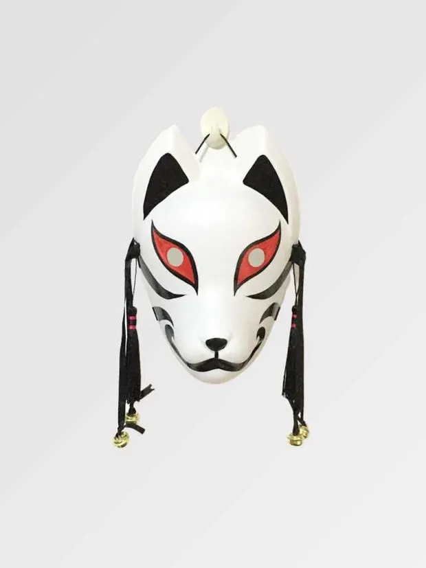 Esprit du Japon masque kitsune traditionnel résine