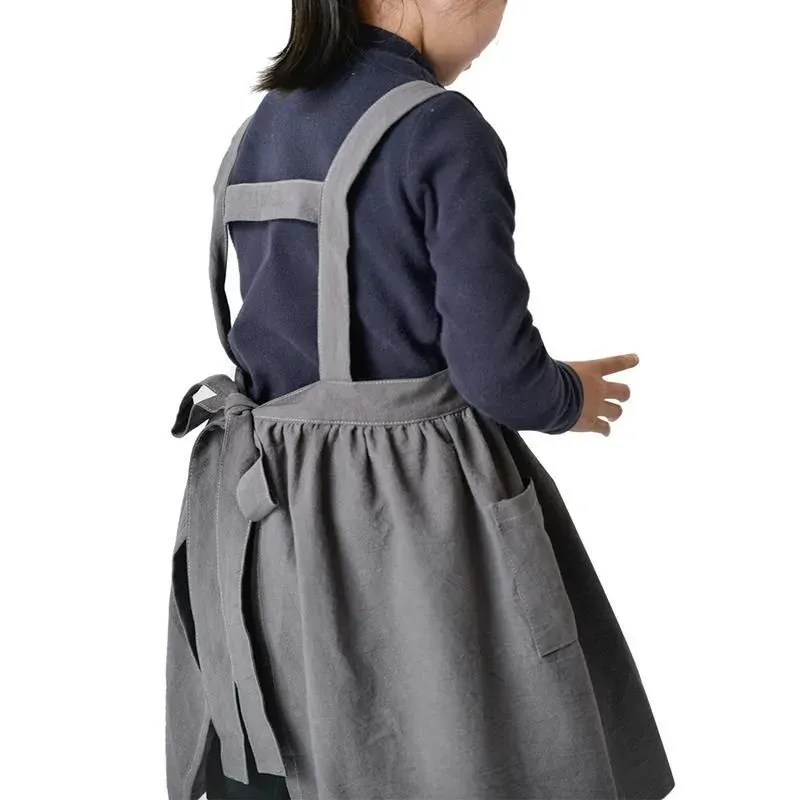 Japon style Takebashi tablier enfant coton et lin