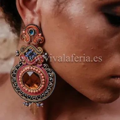 Candela de Reina Petra boucles d'oreilles flamenca