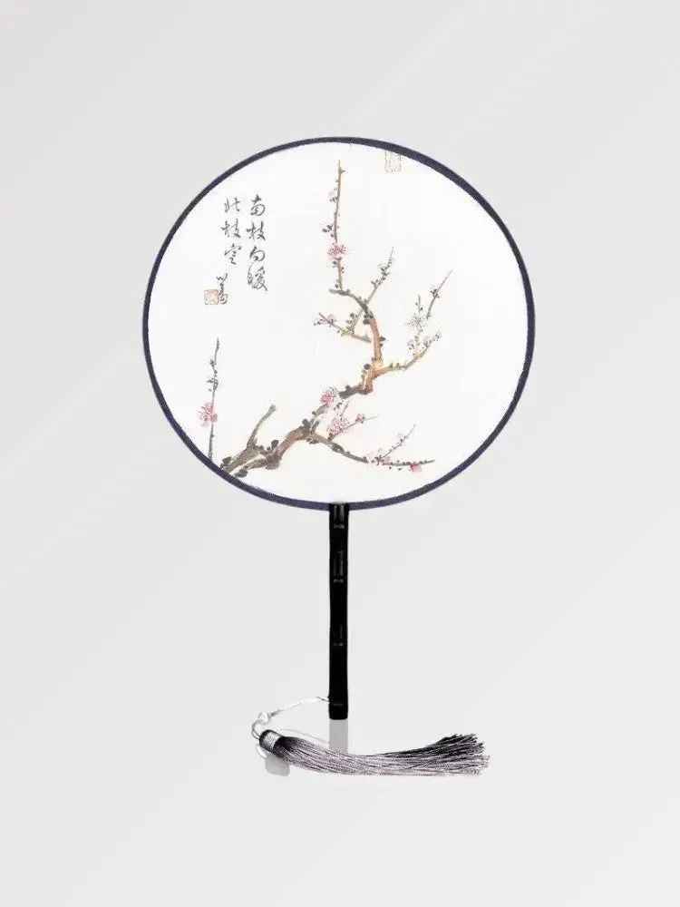 Japon style Nagano éventail rond tissu sakura