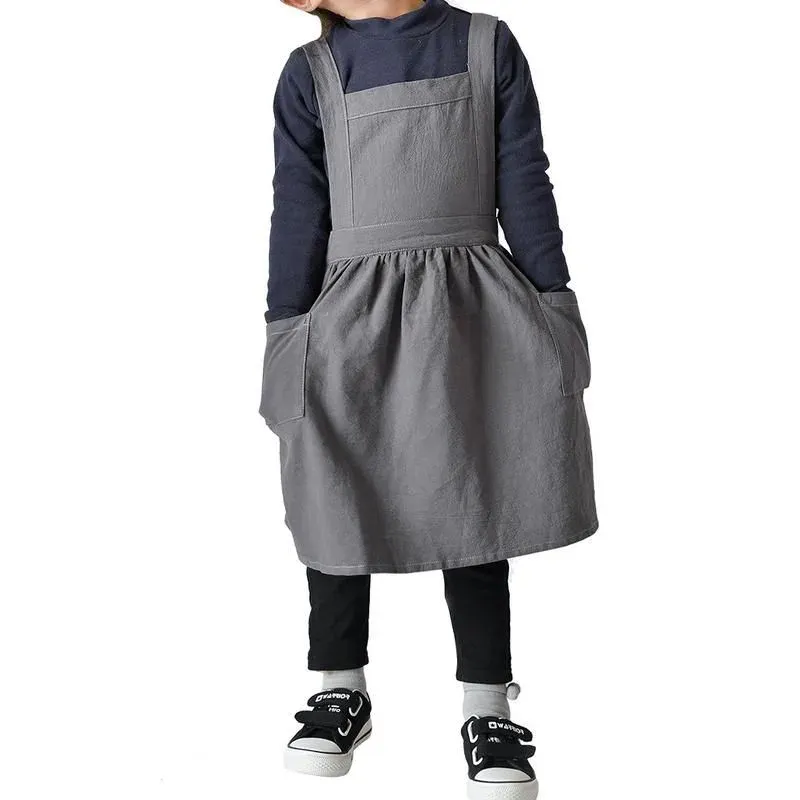 Japon style Takebashi tablier enfant coton et lin
