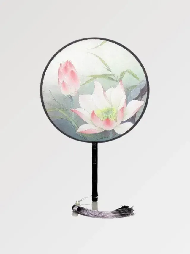 Japon style Ebiko éventail japonais rond lotus déco murale