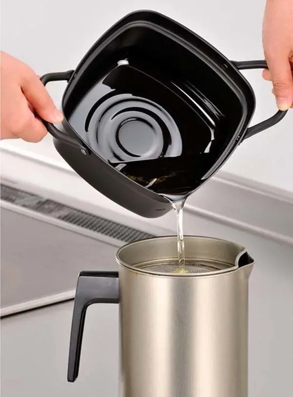 Japon style Ichikawa faitout friture avec filtre