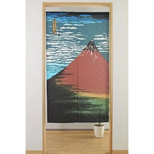 Japon style Noren Vintage Mont Fuji rideau japonais