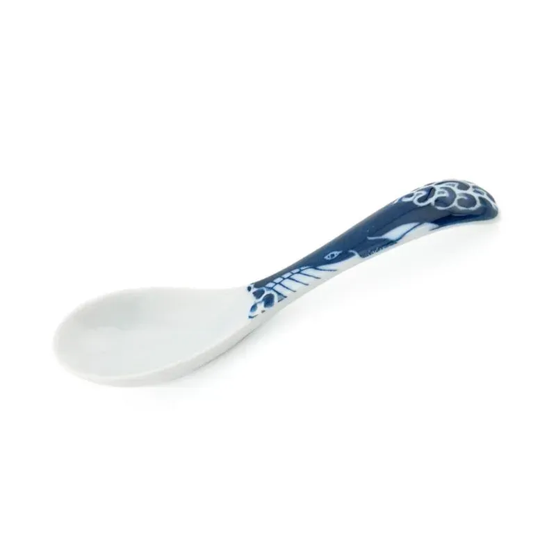 Japon style Baleine cuillère à soupe japonaise porcelaine