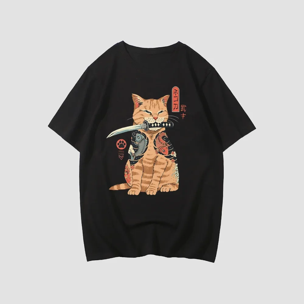 Japon style Tshirt Chat Japonais t-shirt