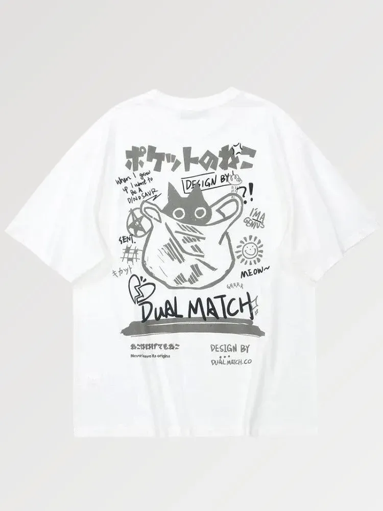 Japon style hikone t-shirt coton coupe régulière