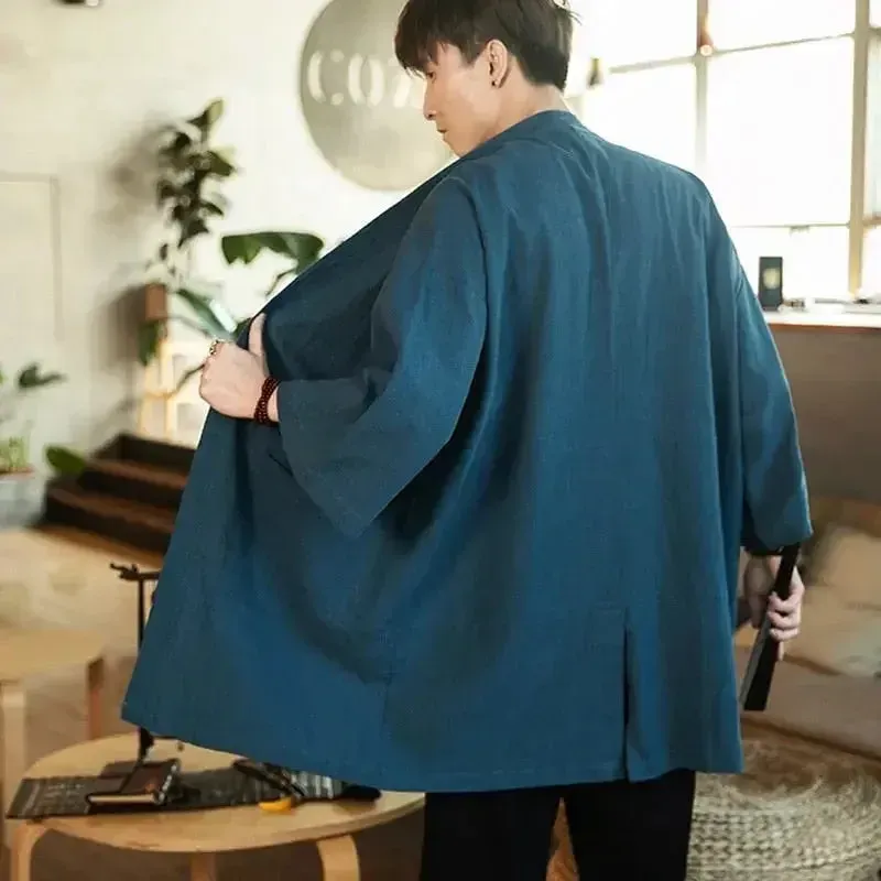 Japon style Takeo veste longue kimono homme