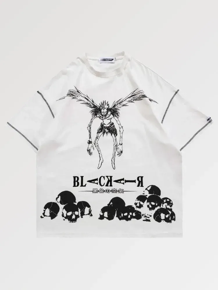 Japon style ryuk tee shirt Death Note manga vintage