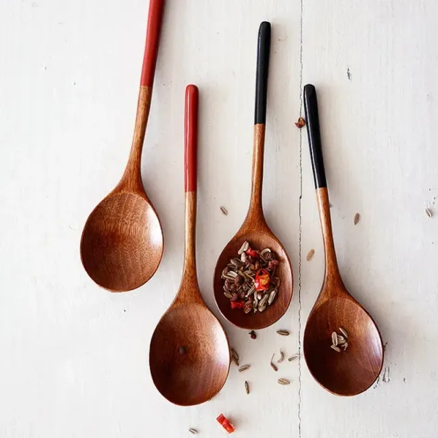 Japon style cuillère en bois japonaise riz