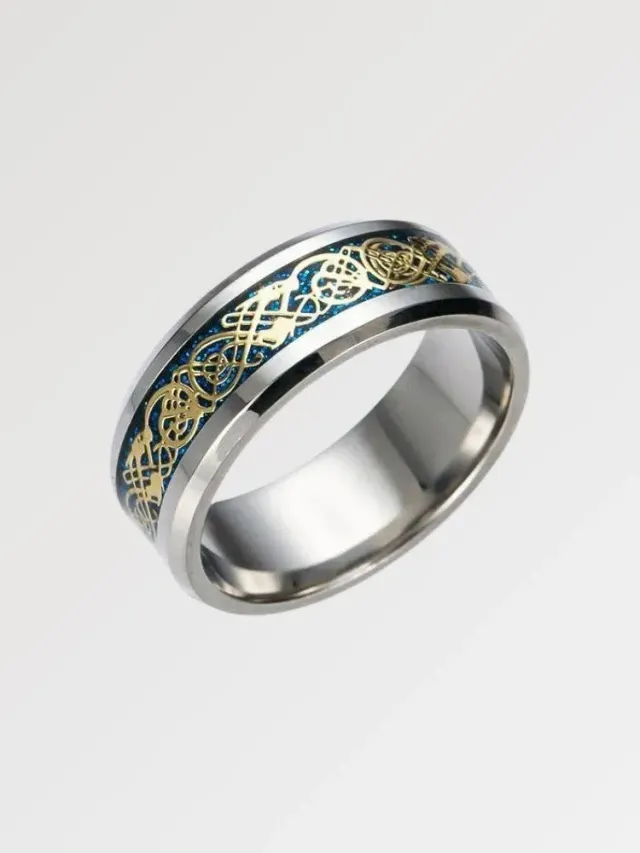 Japon style ringshine bague asiatique dragon