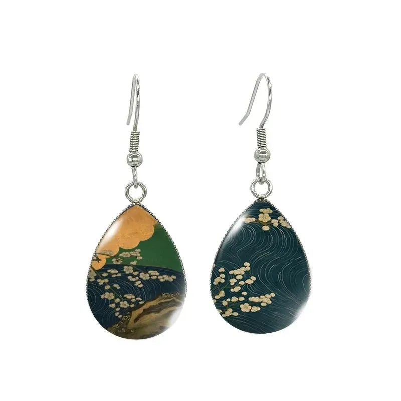 Japon style boucles d’oreilles japonaises traditionnelles