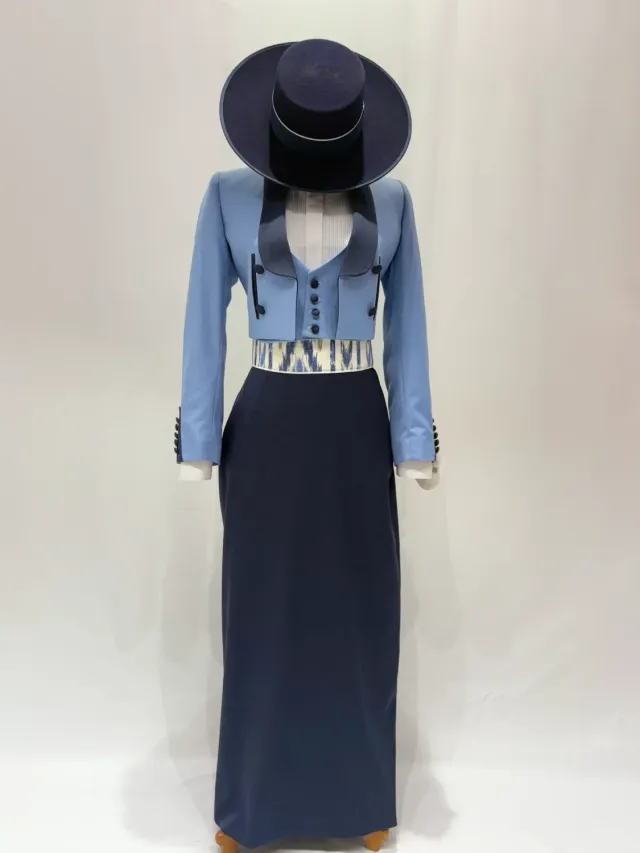 VIVA LA FERIA Macarena Ibiza costume amazone bleu marine