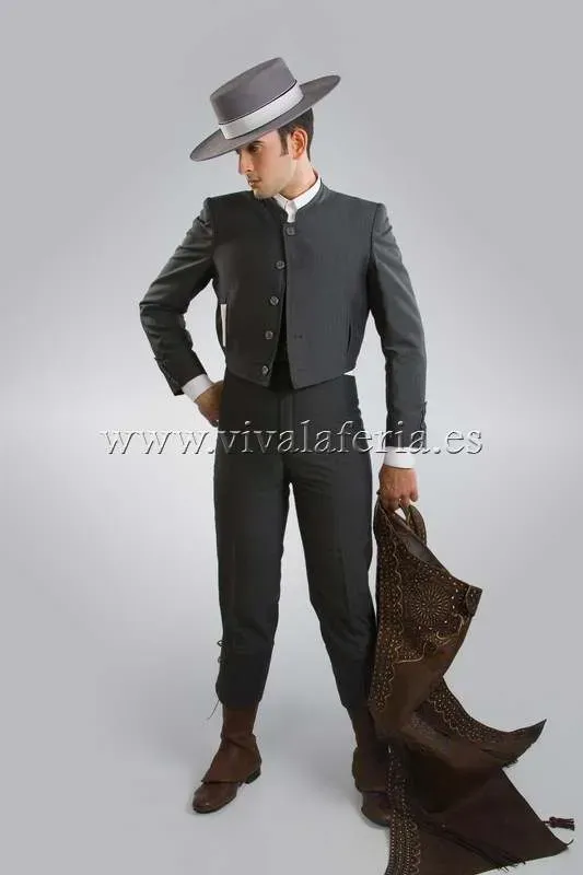 VIVA LA FERIA Traje de Corto de Alpaca costume campero homme