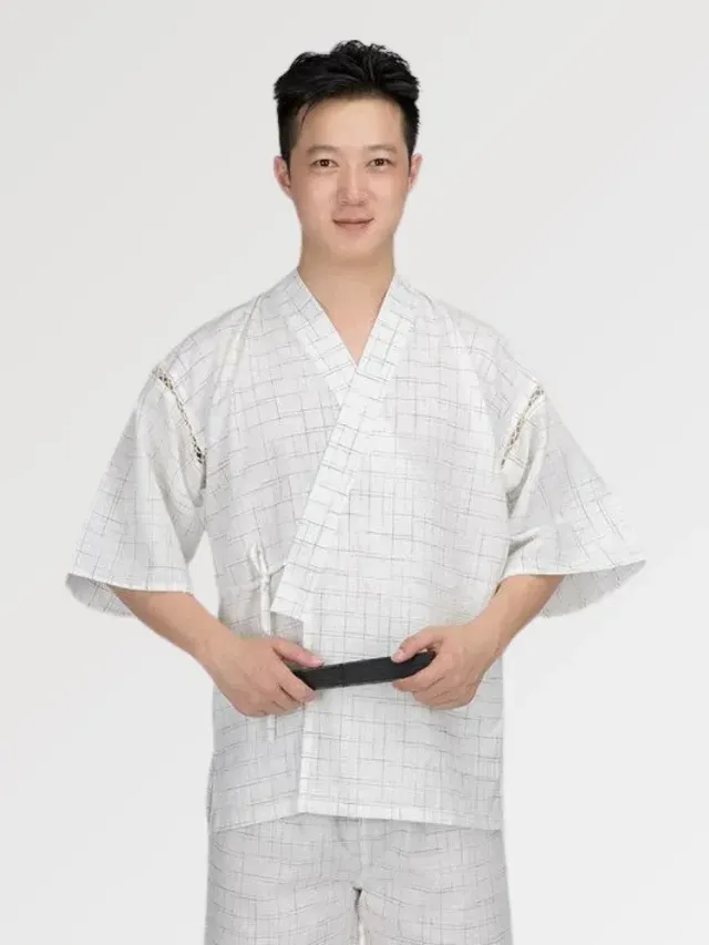 Japon style Samura Set jinbei homme coton