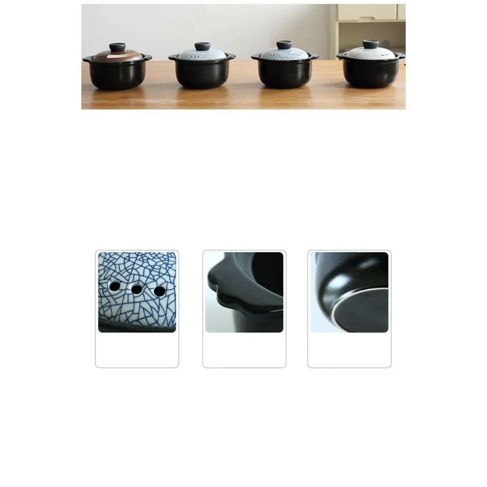 Japon style Kuro casserole mijotée céramique