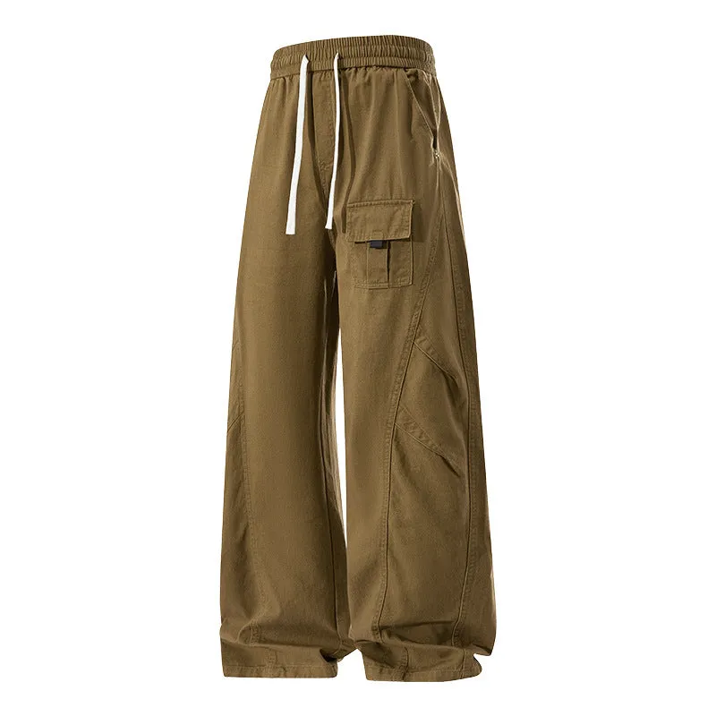 Esprit du Japon pantalon cargo coton large poches