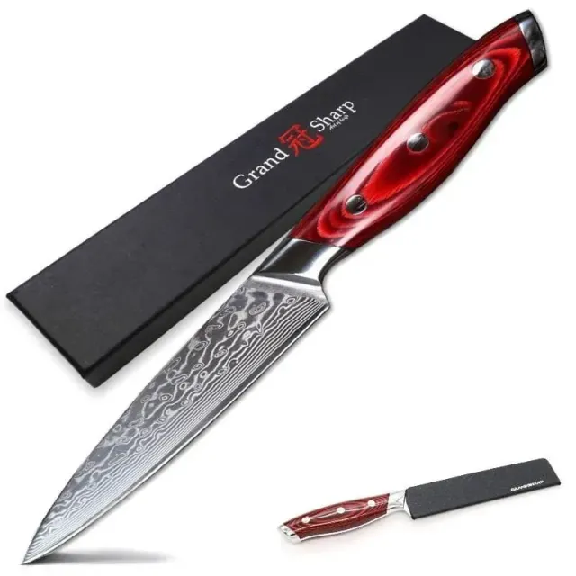 Japon style Damascus Knife Nyu Couteau japonais damas