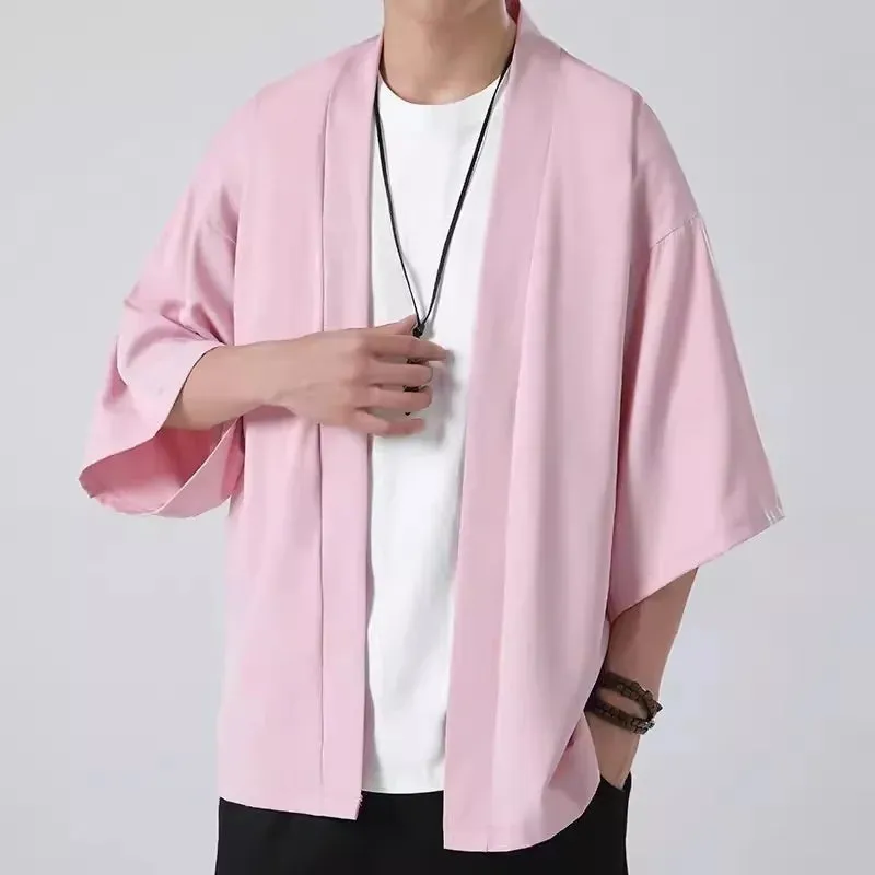 Esprit du Japon veste kimono homme haori coupe ample
