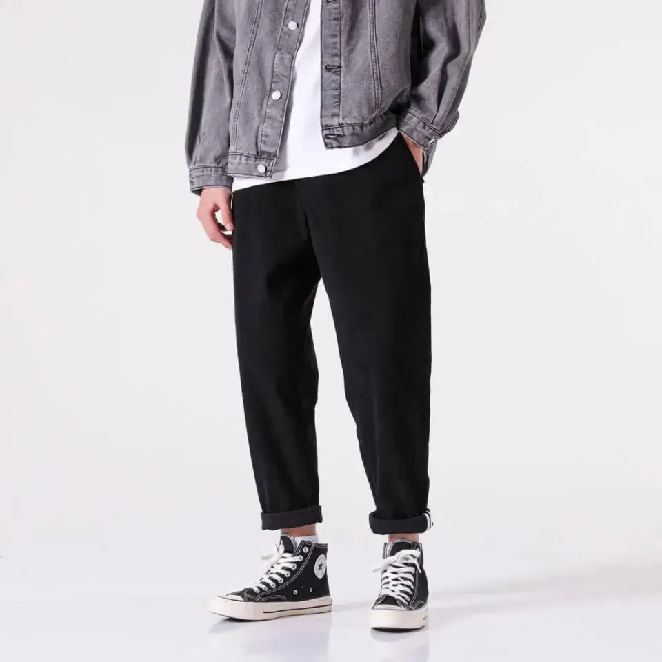 Japon style Satoko Pantalon en velours côtelé