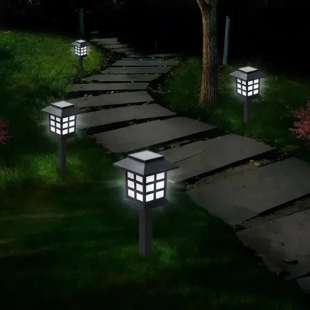 Japon style Buzen lanterne japonaise LED solaire